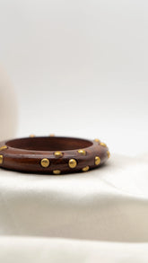 Luxe Speckle Wooden Bangle